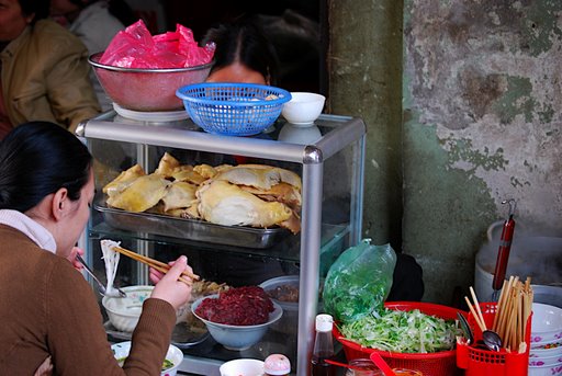Fast food in Hanoi Market